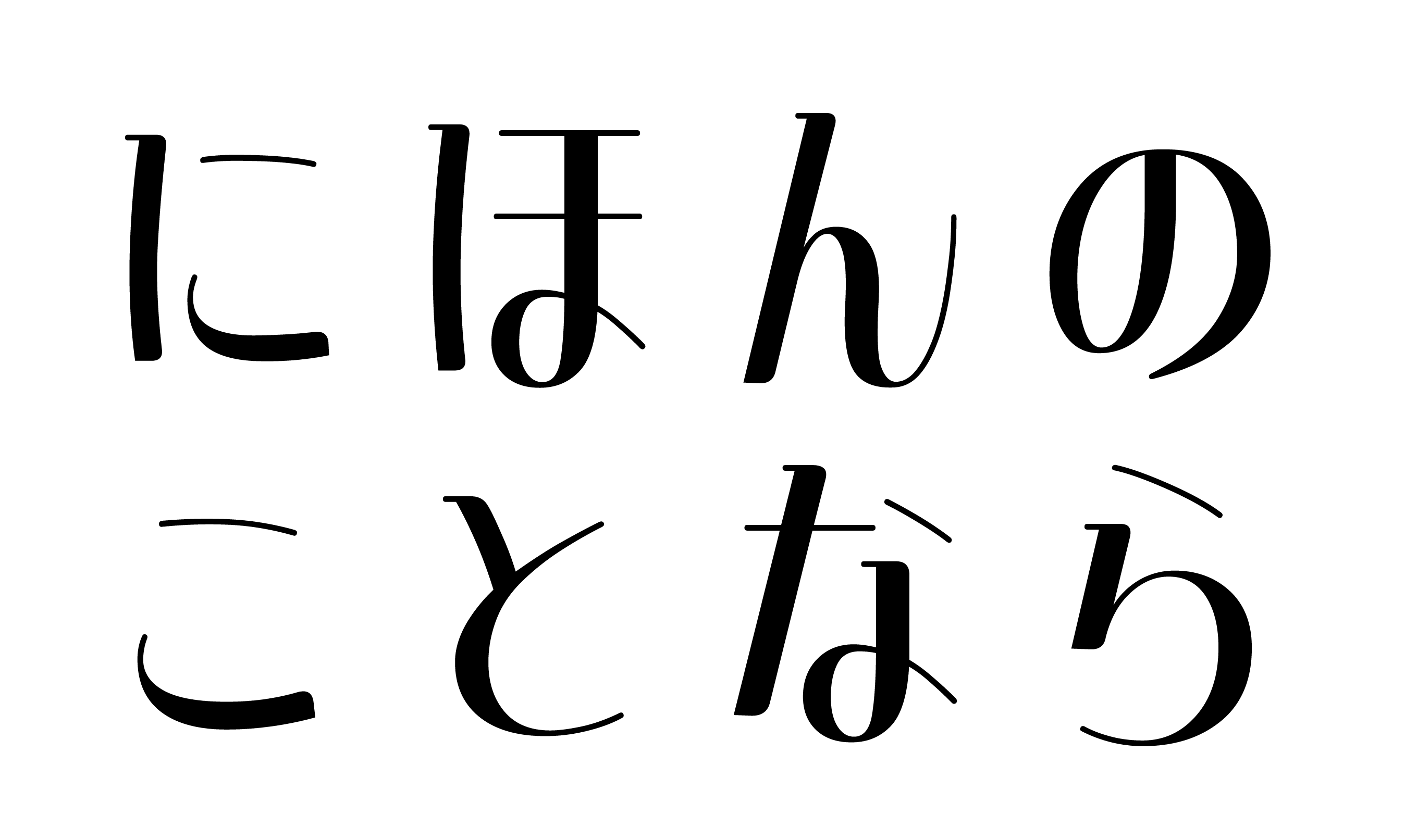 にほんのことなら