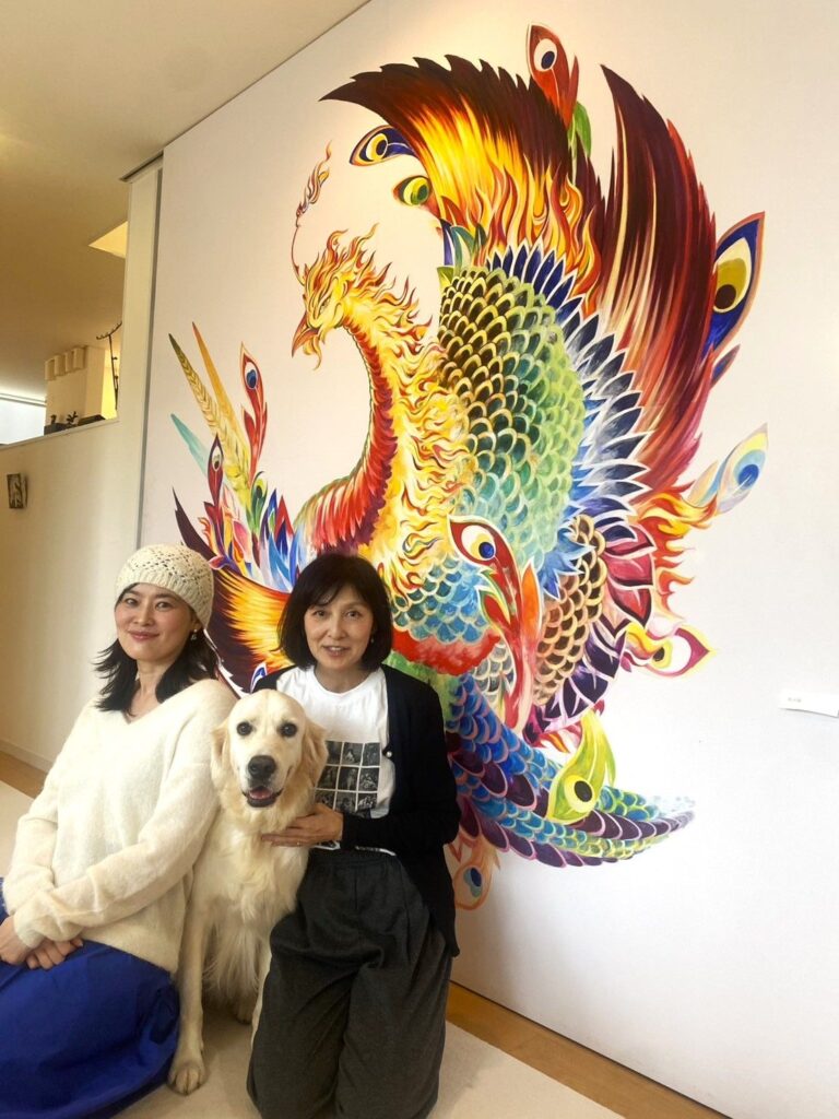 飼い犬と一緒にラジオ出演 / 書家 紫舟(ししゅう)